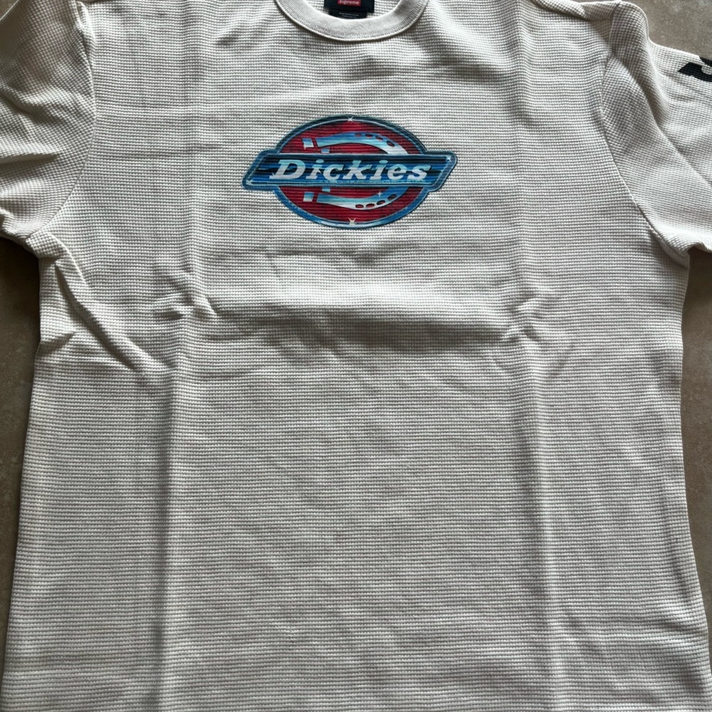 Supreme x Dickies Cream thermal long sleeve